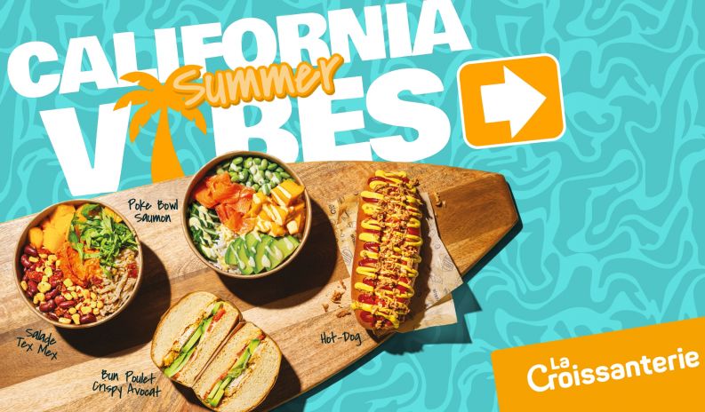 Cap sur la Californie avec la nouvelle collection estivale de La Croissanterie