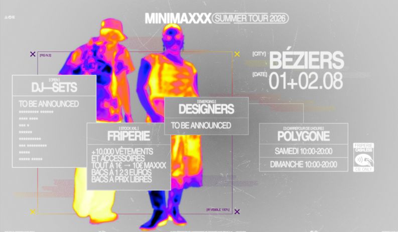 Minimaxxx Summer Tour fait étape au Polygone Béziers les 1er et 2 août !