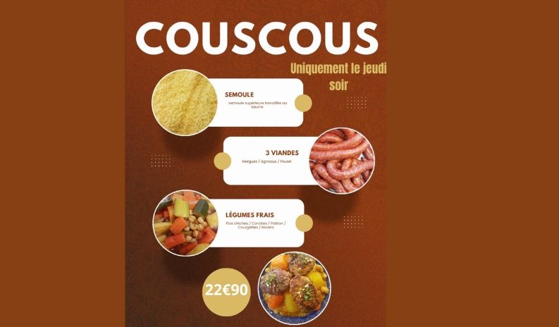 Le rendez-vous des gourmands : Le Couscous Royal du Chef !