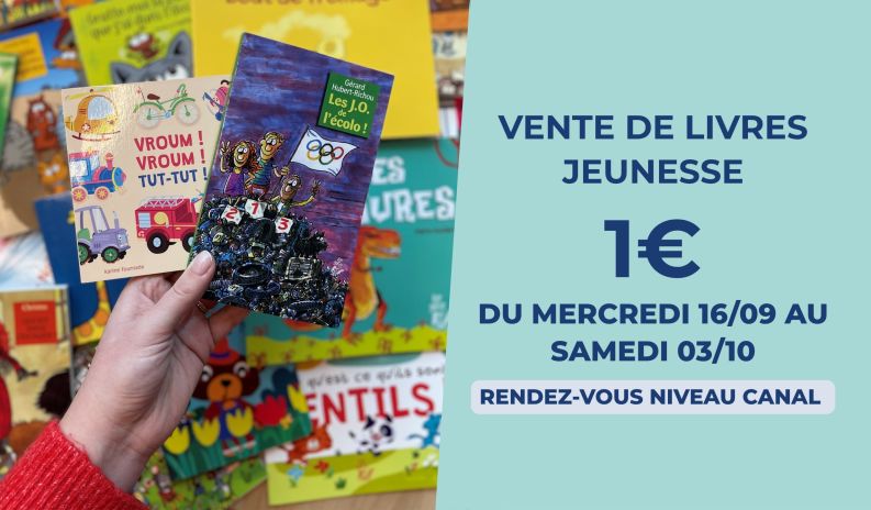 Une vente de livres jeunesse à 1 € au Polygone Béziers
