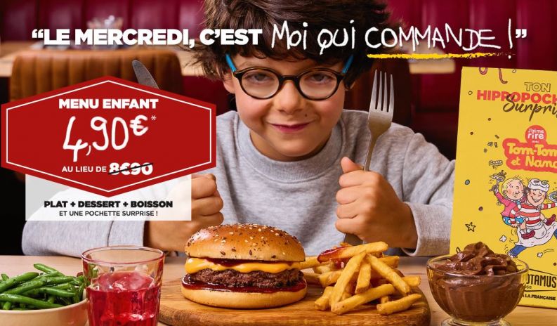 Offre Spéciale Kids chez Hippopotamus !